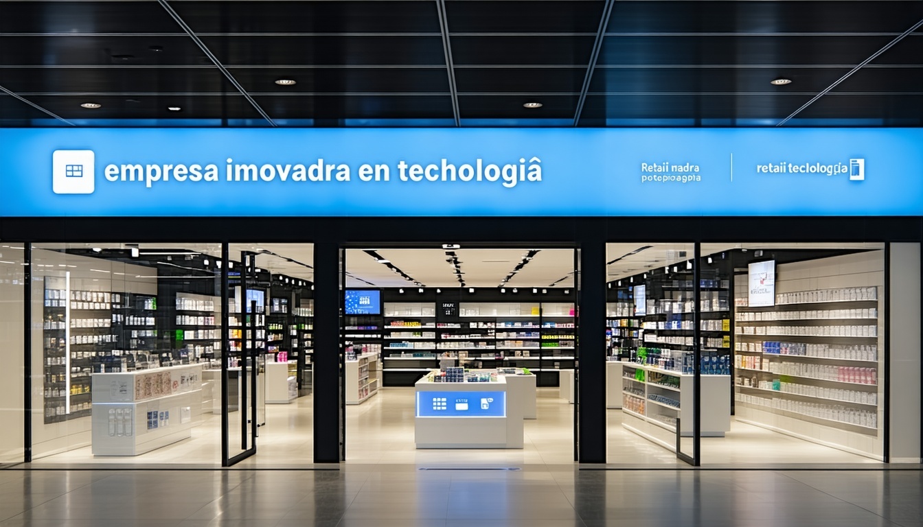Logo de empresa innovadora en tecnología de retail
